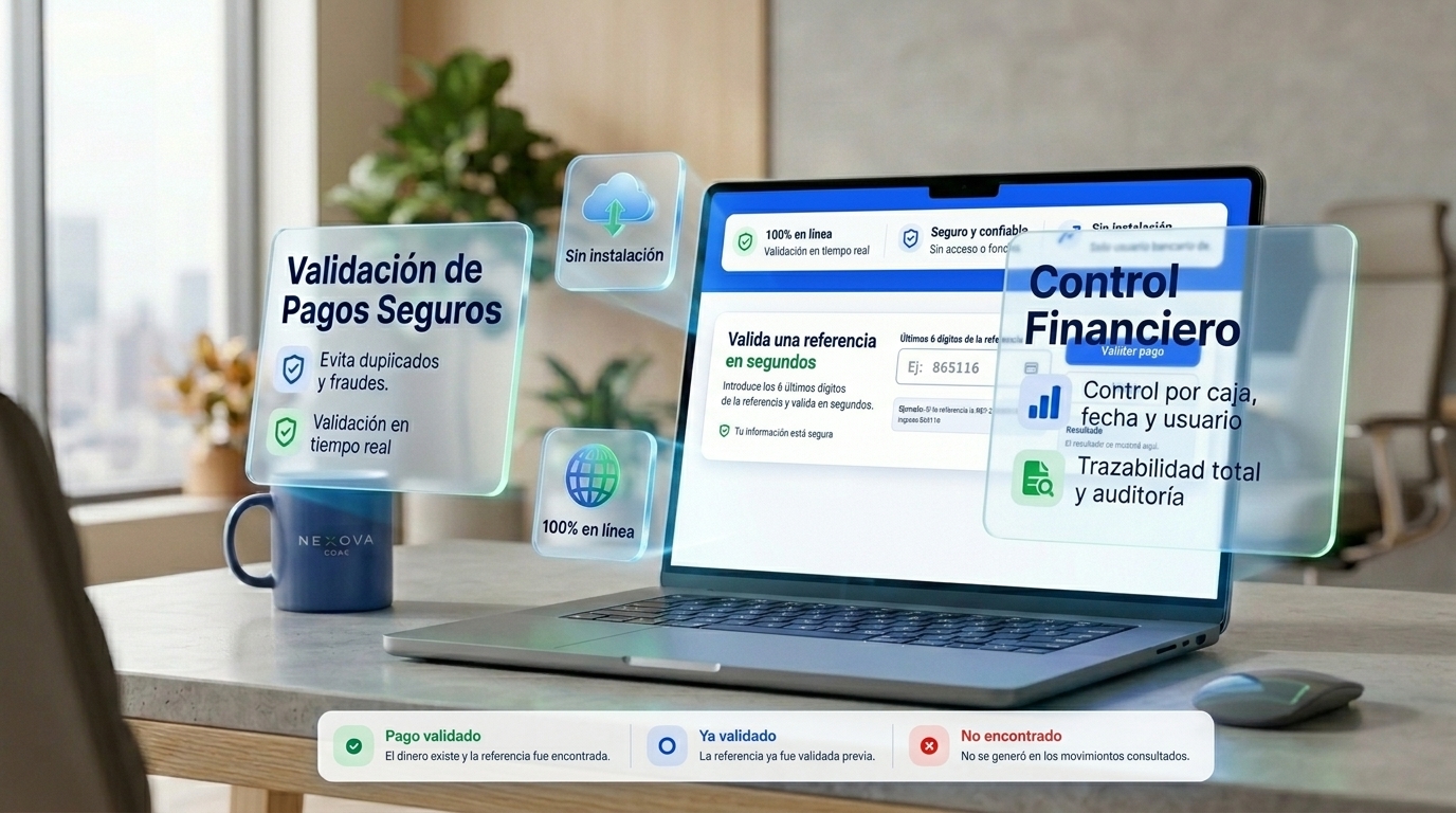 Caja Segura valida pagos reales en segundos